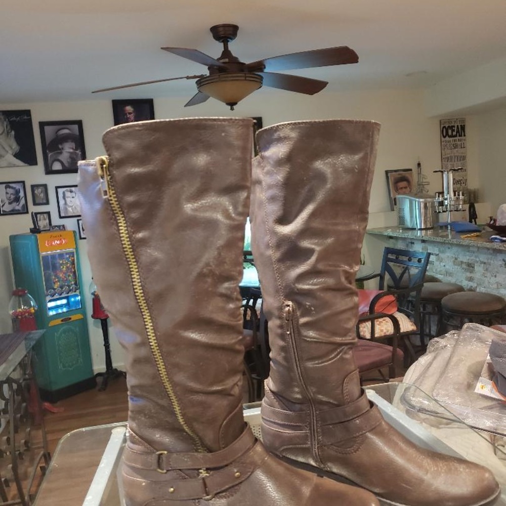 Tall leather Rampage boots - Picture 2 of 4